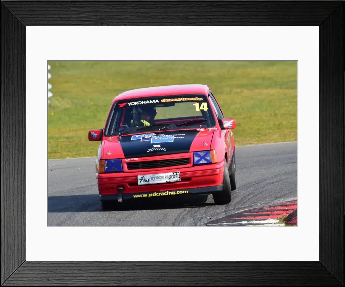 Framed Print : CM30 7526 Gavin Johnson, Vauxhall Nova GTE