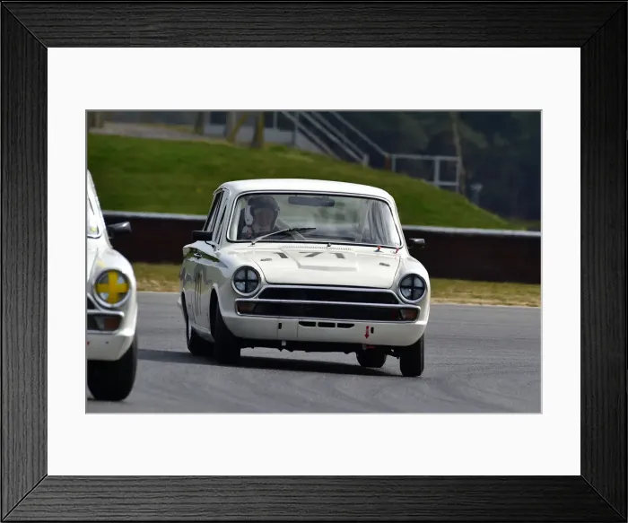 Framed Print : CM30 7452 Alan Ross-Jones, Ford Lotus Cortina Framed Print : CM30 7452 Alan Ross-Jones, Ford Lotus Cortina