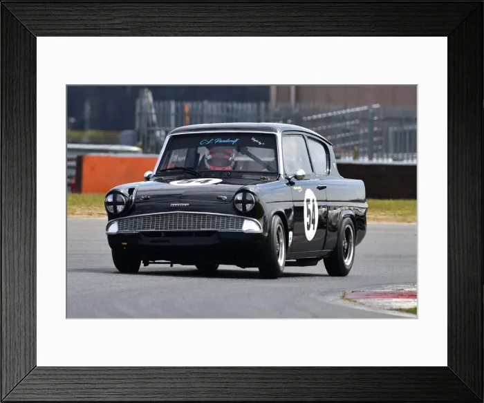 Framed Print : CM30 7423 Neil Wood, Ford Anglia, 105E