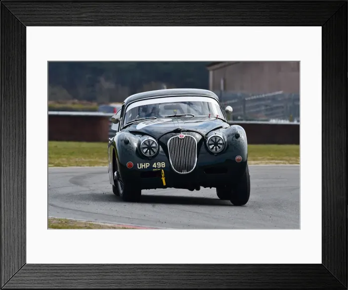 Framed Print : CM30 7353 Marc Gordon, Jaguar XK150