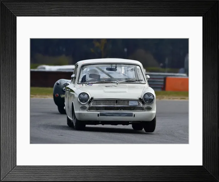 Framed Print : CM30 7384 Nigel Cox, Ford Lotus Cortina Framed Print : CM30 7384 Nigel Cox, Ford Lotus Cortina