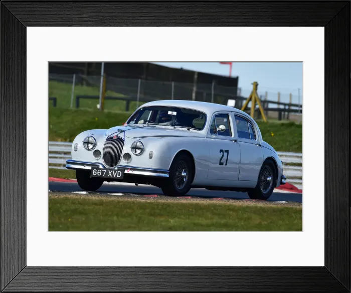 Framed Print : CM30 6749 Simon Aldridge, Jaguar Mk1