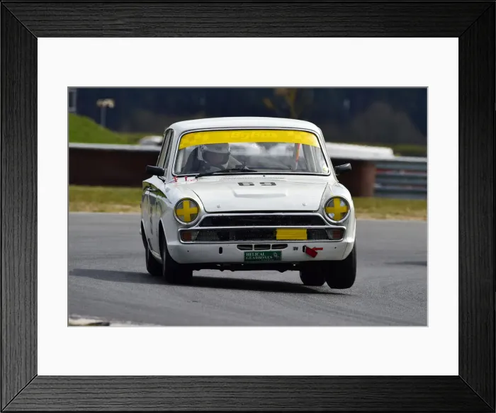 Framed Print : CM30 7429 Bob Bullen, Ford Lotus Cortina Framed Print : CM30 7429 Bob Bullen, Ford Lotus Cortina