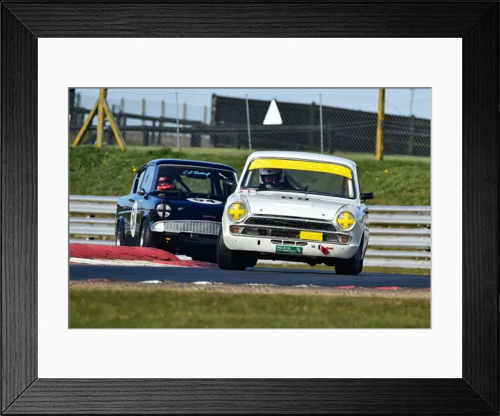 Framed Print : CM30 6741 Bob Bullen, Ford Lotus Cortina Framed Print : CM30 6741 Bob Bullen, Ford Lotus Cortina