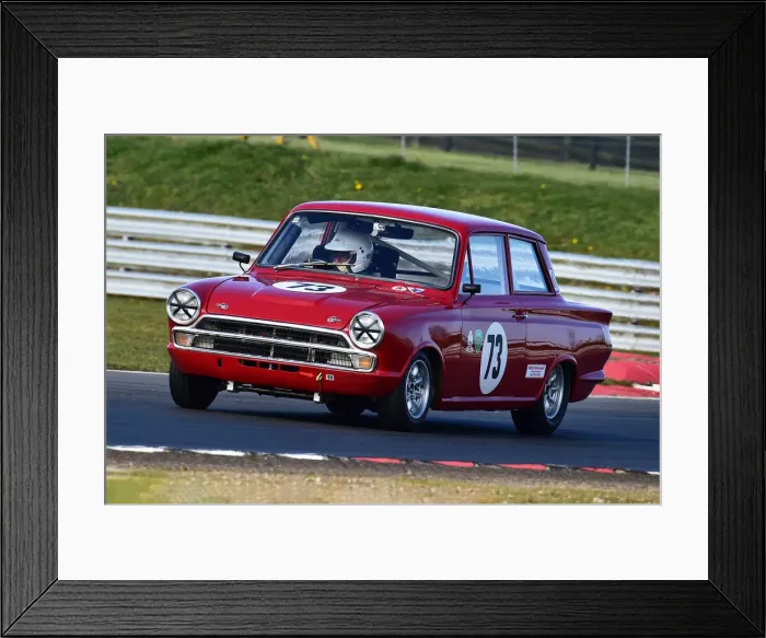 Framed Print : CM30 6727 Robyn Slater, Ford Lotus Cortina Framed Print : CM30 6727 Robyn Slater, Ford Lotus Cortina