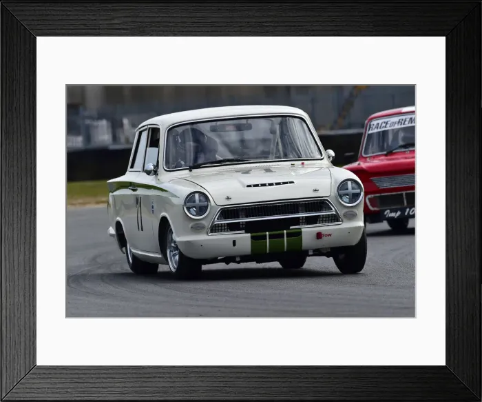 Framed Print : CM30 7349 Peter Smith, Ford Lotus Cortina Framed Print : CM30 7349 Peter Smith, Ford Lotus Cortina