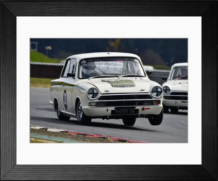 Framed Print : CM30 7433 Adam Cunnington, Ford Lotus Cortina Framed Print : CM30 7433 Adam Cunnington, Ford Lotus Cortina