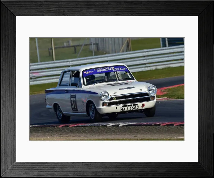 Framed Print : CM30 7766 Mike Gardiner, Ford Lotus Cortina Framed Print : CM30 7766 Mike Gardiner, Ford Lotus Cortina
