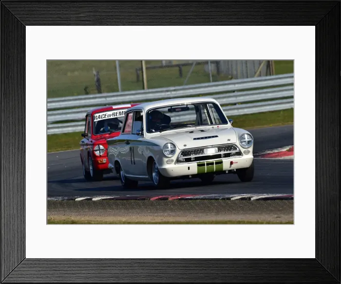 Framed Print : CM30 7756 Peter Smith, Ford Lotus Cortina Framed Print : CM30 7756 Peter Smith, Ford Lotus Cortina