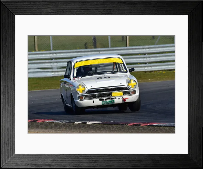 Framed Print : CM30 7750 Bob Bullen, Ford Lotus Cortina Framed Print : CM30 7750 Bob Bullen, Ford Lotus Cortina