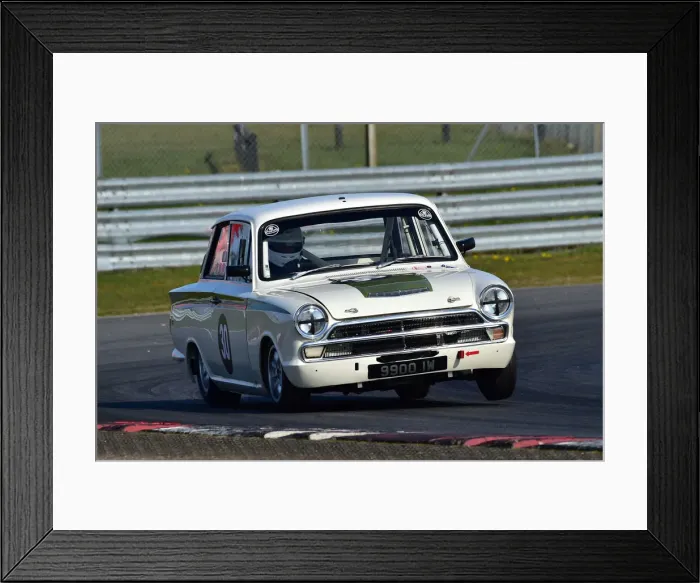 Framed Print : CM30 7738 Adam Cunnington, Ford Lotus Cortina