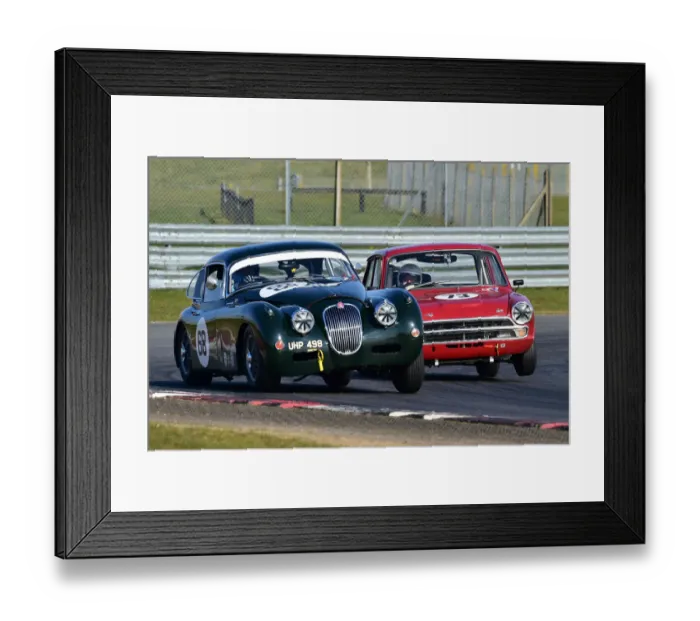 Framed Print : CM30 7786 Marc Gordon, Jaguar XK150, Robyn Slater, Ford Lotus Cortina Framed Print : CM30 7786 Marc Gordon, Jaguar XK150, Robyn Slater, Ford Lotus Cortina