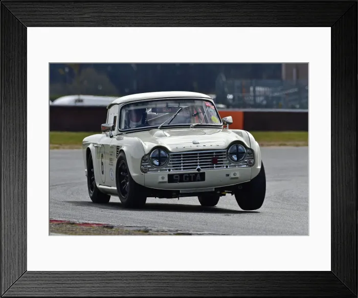 Framed Print : CM30 6961 John Andon, Triumph TR4 Framed Print : CM30 6961 John Andon, Triumph TR4