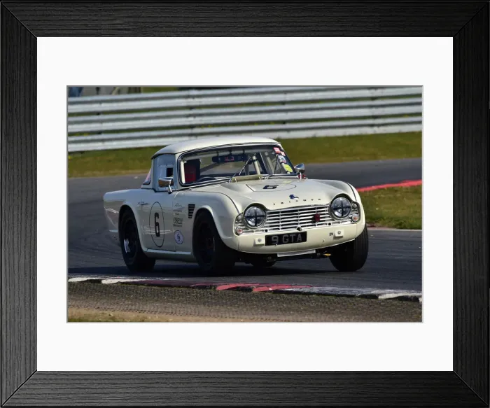 Framed Print : CM30 7547 John Andon, Triumph TR4 Framed Print : CM30 7547 John Andon, Triumph TR4