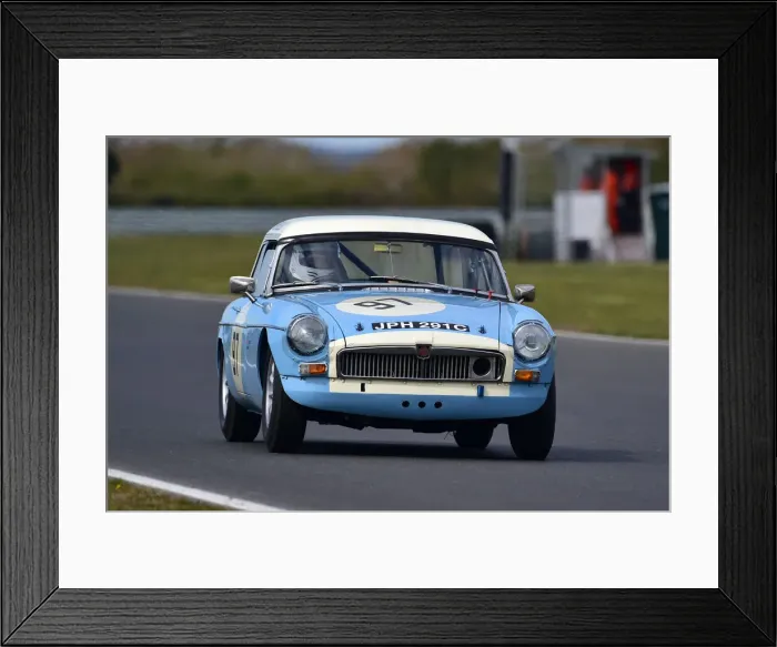 Framed Print : CM30 6999 Tom Brent, MG B Framed Print : CM30 6999 Tom Brent, MG B