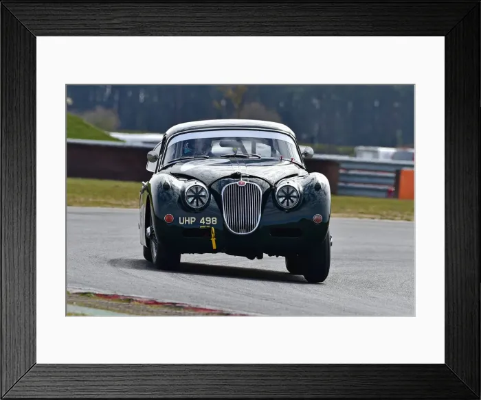 Framed Print : CM30 6955 Marc Gordon, Jaguar XK 150