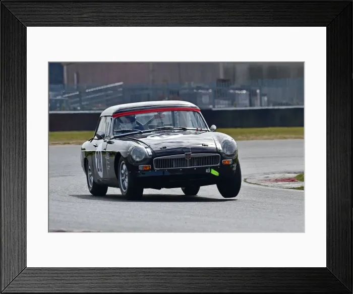 Framed Print : CM30 6963 David Brown, MG B Framed Print : CM30 6963 David Brown, MG B