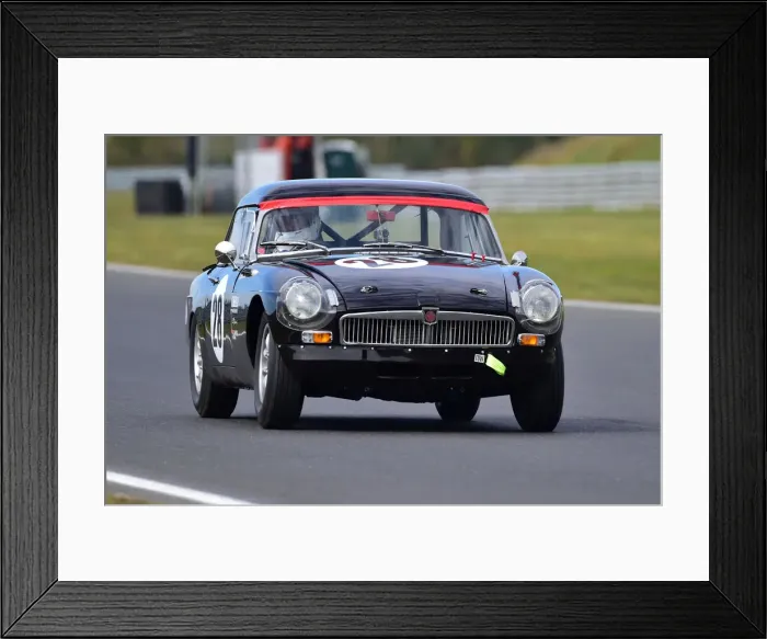 Framed Print : CM30 7001 David Brown, MG B Framed Print : CM30 7001 David Brown, MG B