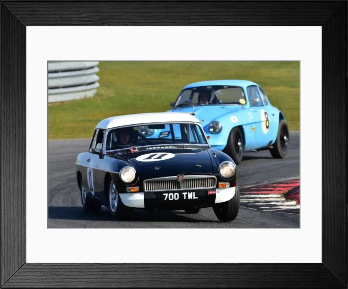Framed Print : CM30 7684 Chris Dear, Robert Campbell, MG B Framed Print : CM30 7684 Chris Dear, Robert Campbell, MG B