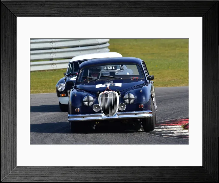 Framed Print : CM30 7633 Derek Pearce, Tom Lenthall, Jaguar Mk1 Framed Print : CM30 7633 Derek Pearce, Tom Lenthall, Jaguar Mk1