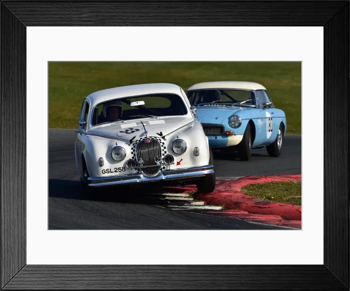 Framed Print : CM30 7681 Glenn Pearson, Peter Dorlin, Jaguar Mk1 Framed Print : CM30 7681 Glenn Pearson, Peter Dorlin, Jaguar Mk1