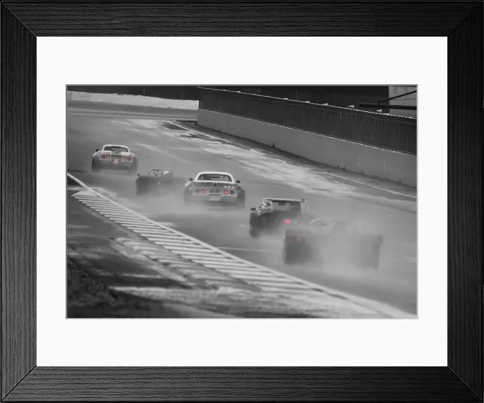 Framed Print : CJM-P 0459b w r Red rain lights show the way down the Hamilton Straight Framed Print : CJM-P 0459b w r Red rain lights show the way down the Hamilton Straight