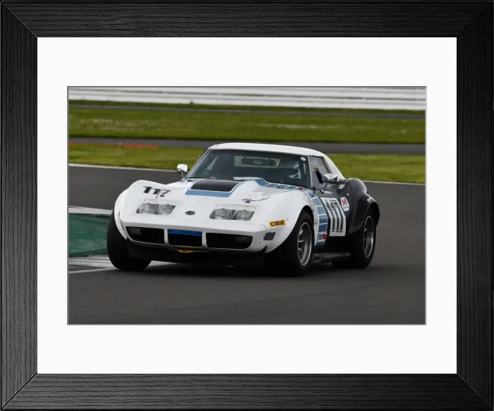 Framed Print : CJM-P 0394 Neil Merry, Chevrolet Corvette