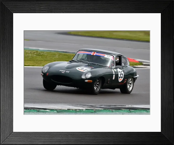 Framed Print : CJM-P 0531 Robert Gate, Jaguar E-Type Framed Print : CJM-P 0531 Robert Gate, Jaguar E-Type