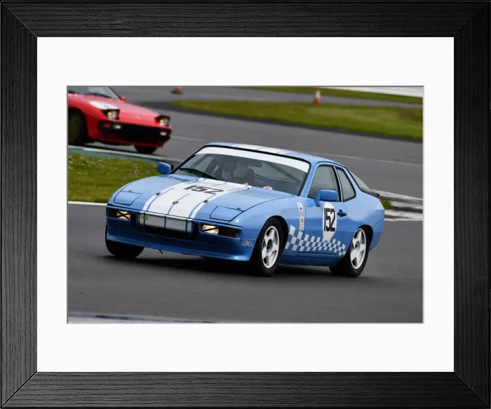 Framed Print : CJM-P 0499 Graham Hall, Porsche 924 Framed Print : CJM-P 0499 Graham Hall, Porsche 924