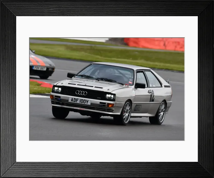 Framed Print : CJM-P 0493 Tom Owen, Audi Quattro Framed Print : CJM-P 0493 Tom Owen, Audi Quattro