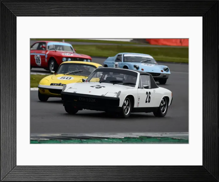 Framed Print : CJM-P 0490 Glynn Evans, Porsche 914-6 Framed Print : CJM-P 0490 Glynn Evans, Porsche 914-6