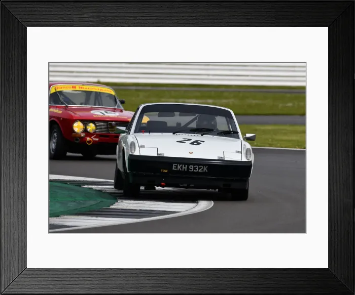 Framed Print : CJM-P 0555 Glynn Evans, Porsche 914-6 Framed Print : CJM-P 0555 Glynn Evans, Porsche 914-6