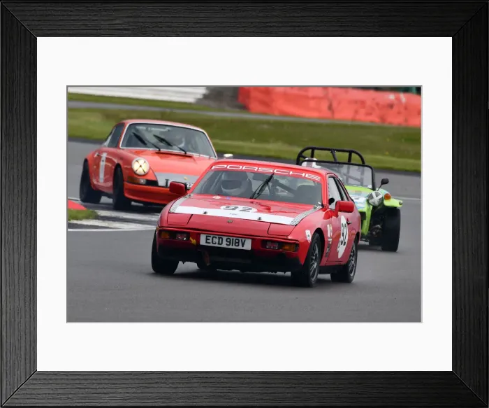 Framed Print : CJM-P 0486 Brian Jarvis, Porsche 924 Framed Print : CJM-P 0486 Brian Jarvis, Porsche 924