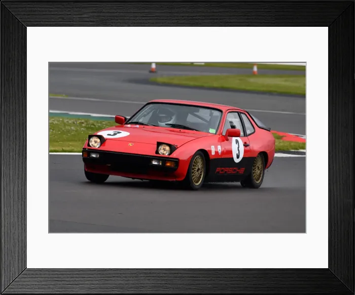 Framed Print : CJM-P 0474 Pete Connell, Porsche 924 Framed Print : CJM-P 0474 Pete Connell, Porsche 924