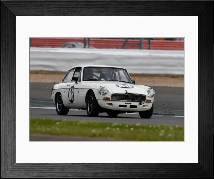 Framed Print : CJM-P 0072 Harry Brown, MG BGT Framed Print : CJM-P 0072 Harry Brown, MG BGT