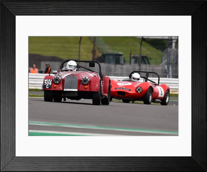 Framed Print : CJM-P 0061 Peter Garland, Morgan Plus 8 Framed Print : CJM-P 0061 Peter Garland, Morgan Plus 8