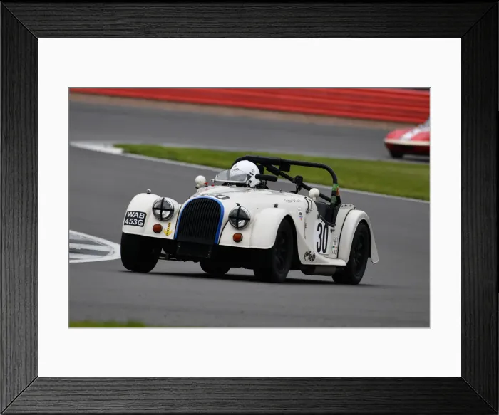 Framed Print : CJM-P 0776 Robin Pearce, Morgan Plus 8 Framed Print : CJM-P 0776 Robin Pearce, Morgan Plus 8