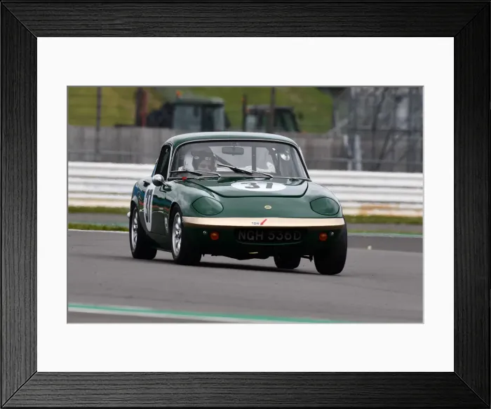 Framed Print : CJM-P 0050 Mervyn Selwyn, Lotus Elan S3 Framed Print : CJM-P 0050 Mervyn Selwyn, Lotus Elan S3