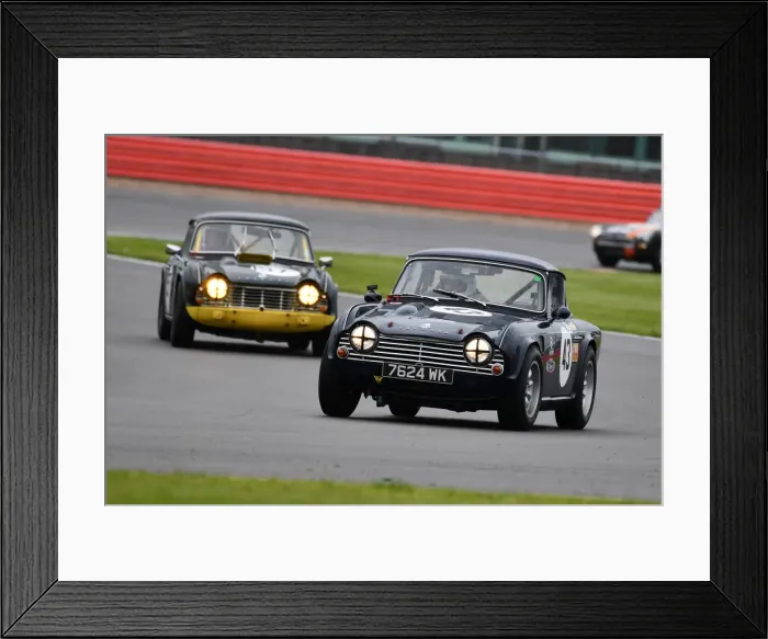 Framed Print : CJM-P 0793 Alex Hurst, Triumph TR4 Framed Print : CJM-P 0793 Alex Hurst, Triumph TR4