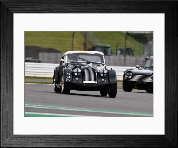 Framed Print : CJM-P 0047 John Emberson, Morgan Plus 4 Framed Print : CJM-P 0047 John Emberson, Morgan Plus 4