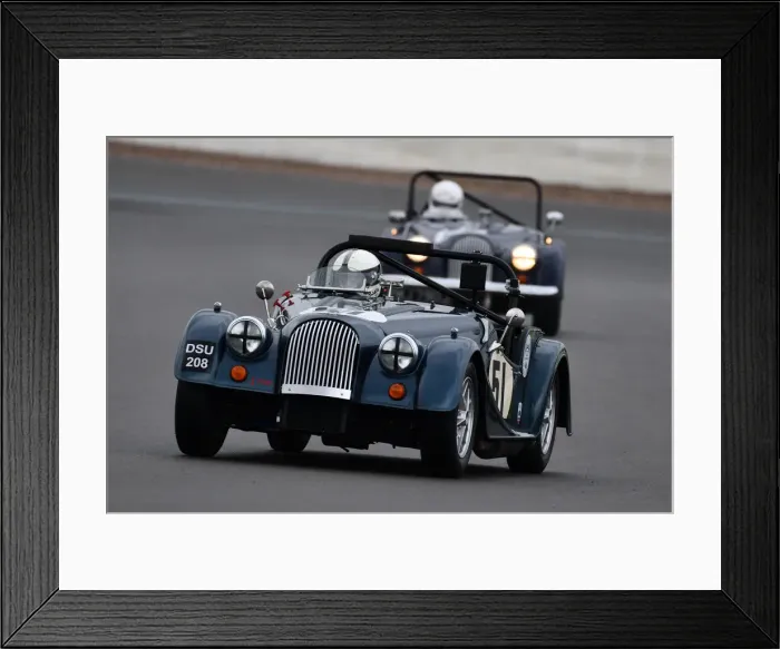 Framed Print : CJM-P 0758 Simon King, Morgan Plus 8 Framed Print : CJM-P 0758 Simon King, Morgan Plus 8