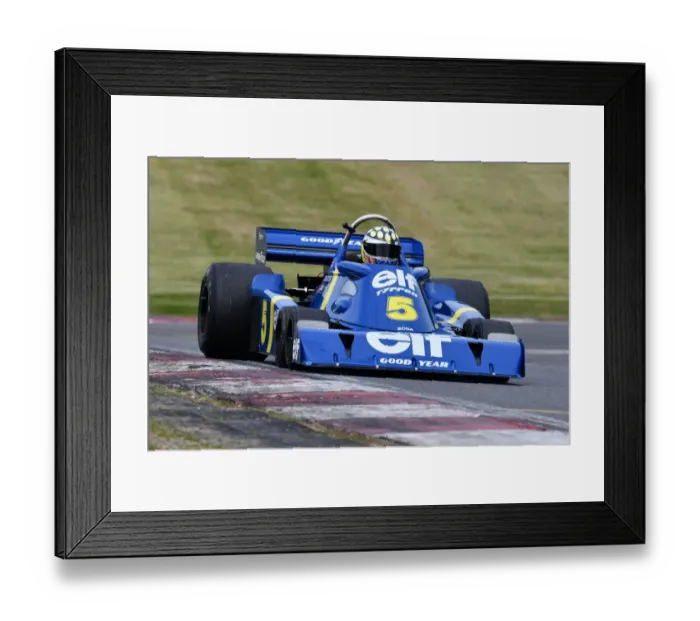 Framed Print : CJM-P 0933 Jonathan Holtzman, Tyrrell P34 Framed Print : CJM-P 0933 Jonathan Holtzman, Tyrrell P34