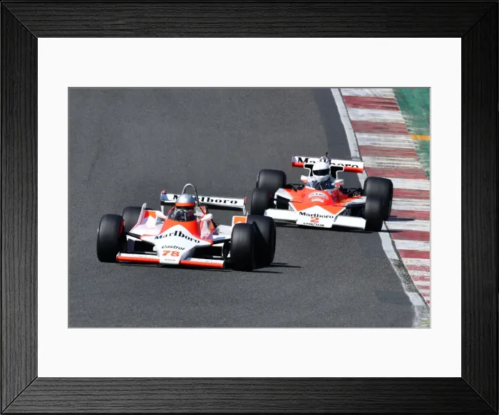 Framed Print : CJM-P 1298 Warren Briggs, McLaren M29, Lukas Halusa, McLaren M23 Framed Print : CJM-P 1298 Warren Briggs, McLaren M29, Lukas Halusa, McLaren M23
