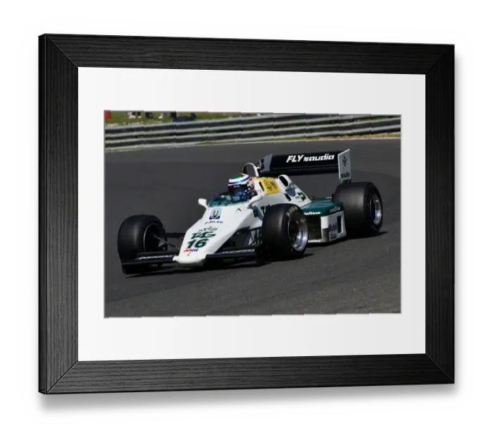 Framed Print : CJM-P 1318 Mark Hazell, Williams FW08C Framed Print : CJM-P 1318 Mark Hazell, Williams FW08C