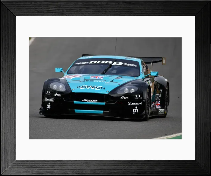 Framed Print : CJM-P 1165 Richard Meins, Aston Martin DBR9 GT1