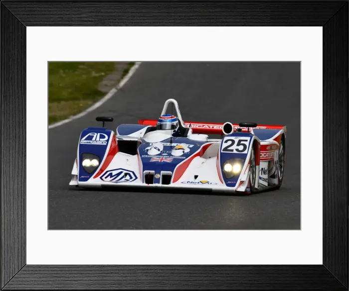 Framed Print : CJM-P 1151 Mike Newton, MG Lola EX257