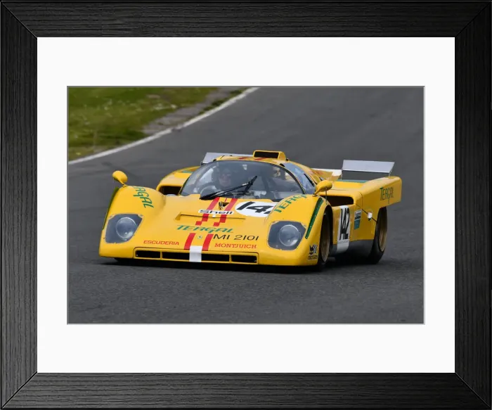 Framed Print : CJM-P 1238 Carlos Monteverde, Gary Pearson, Ferrari 512 Framed Print : CJM-P 1238 Carlos Monteverde, Gary Pearson, Ferrari 512
