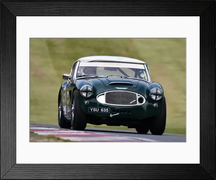 Framed Print : CJM-P 1019 Mark Pangborn, Harvey Woods, Austin Healey 3000 Framed Print : CJM-P 1019 Mark Pangborn, Harvey Woods, Austin Healey 3000