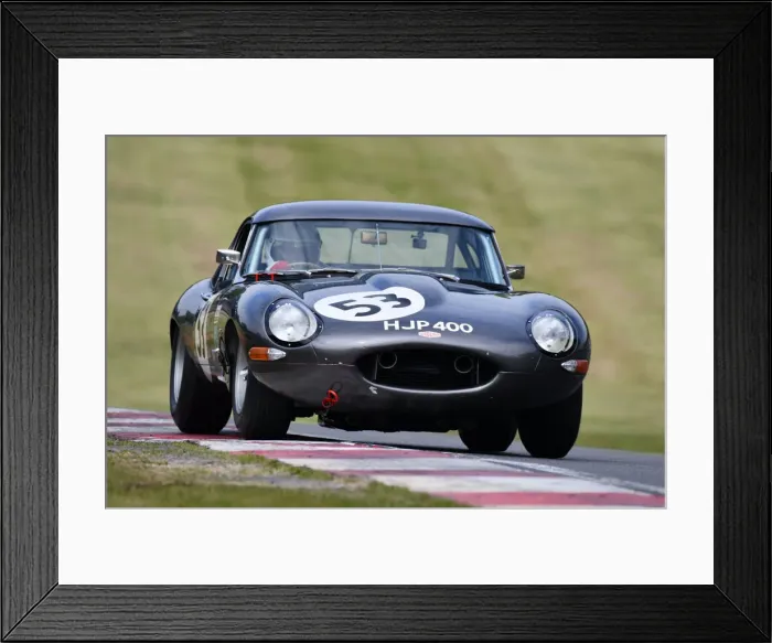 Framed Print : CJM-P 1011 Alex Brundle, John Pearson, Jaguar E-Type Framed Print : CJM-P 1011 Alex Brundle, John Pearson, Jaguar E-Type