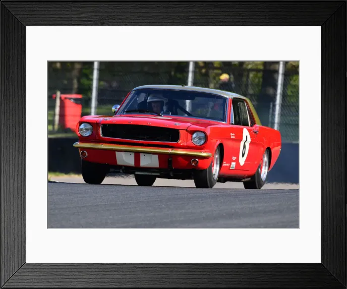 Framed Print : CJM-P 1553 Henry Mann, Steve Soper, Ford Mustang Framed Print : CJM-P 1553 Henry Mann, Steve Soper, Ford Mustang